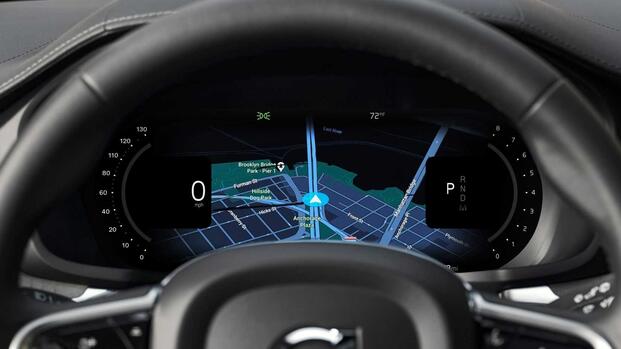 Volvo instrument display