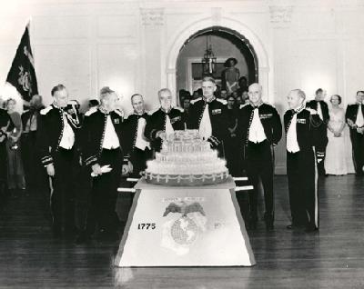USMC 1935 birthday celebration.