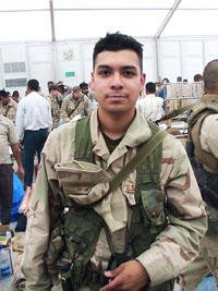 Marine Sergeant Edgar Navarro