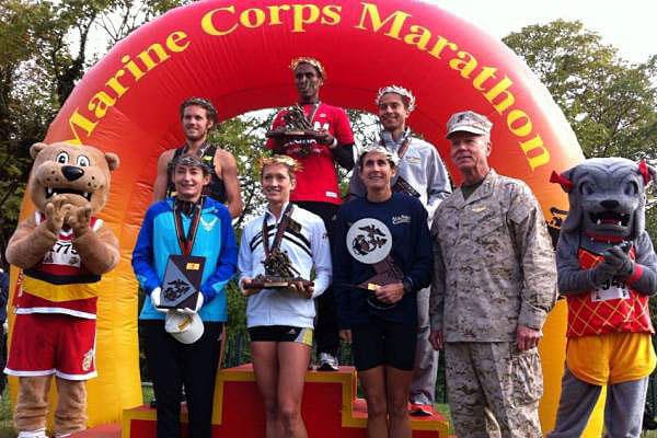 Winners of the 2013 Marine Corps Marathon