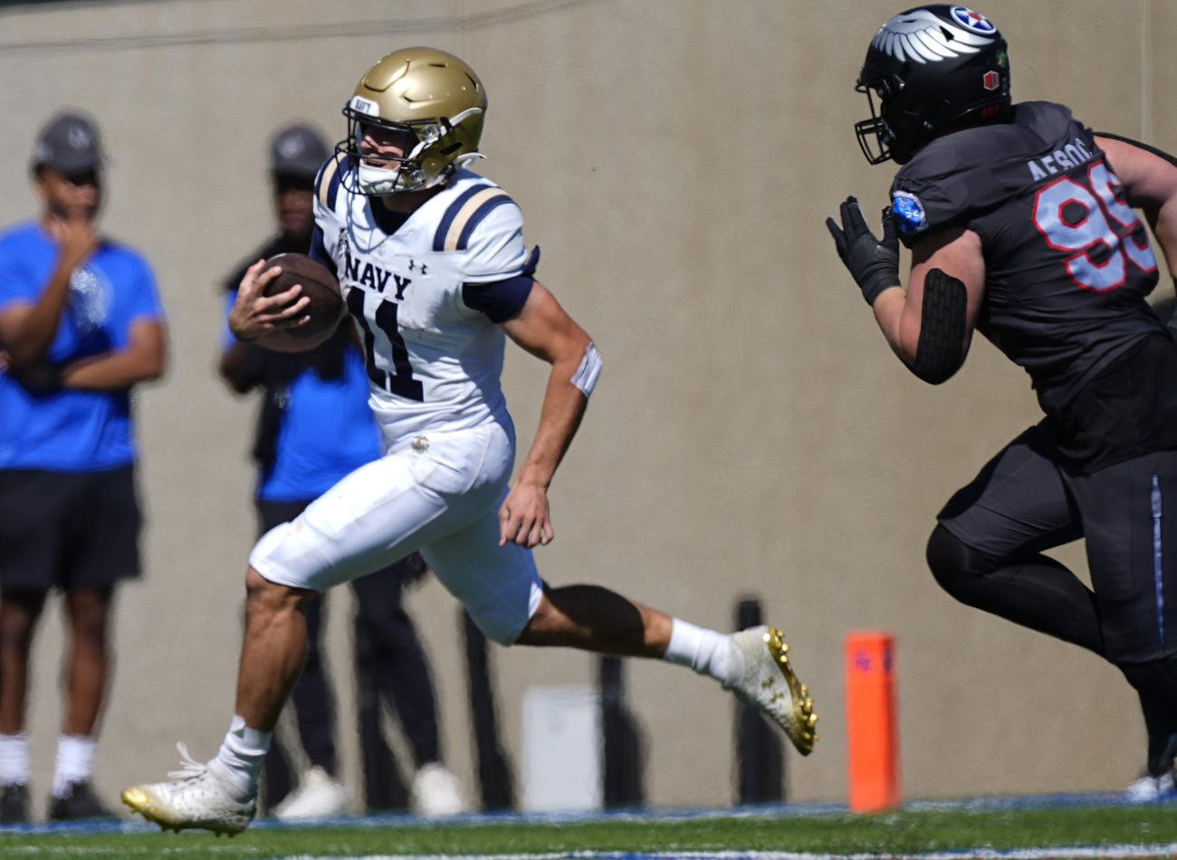 Navy Makes Convincing 'Statement' in Blowout of Air Force at Sold Out Falcon Stadium