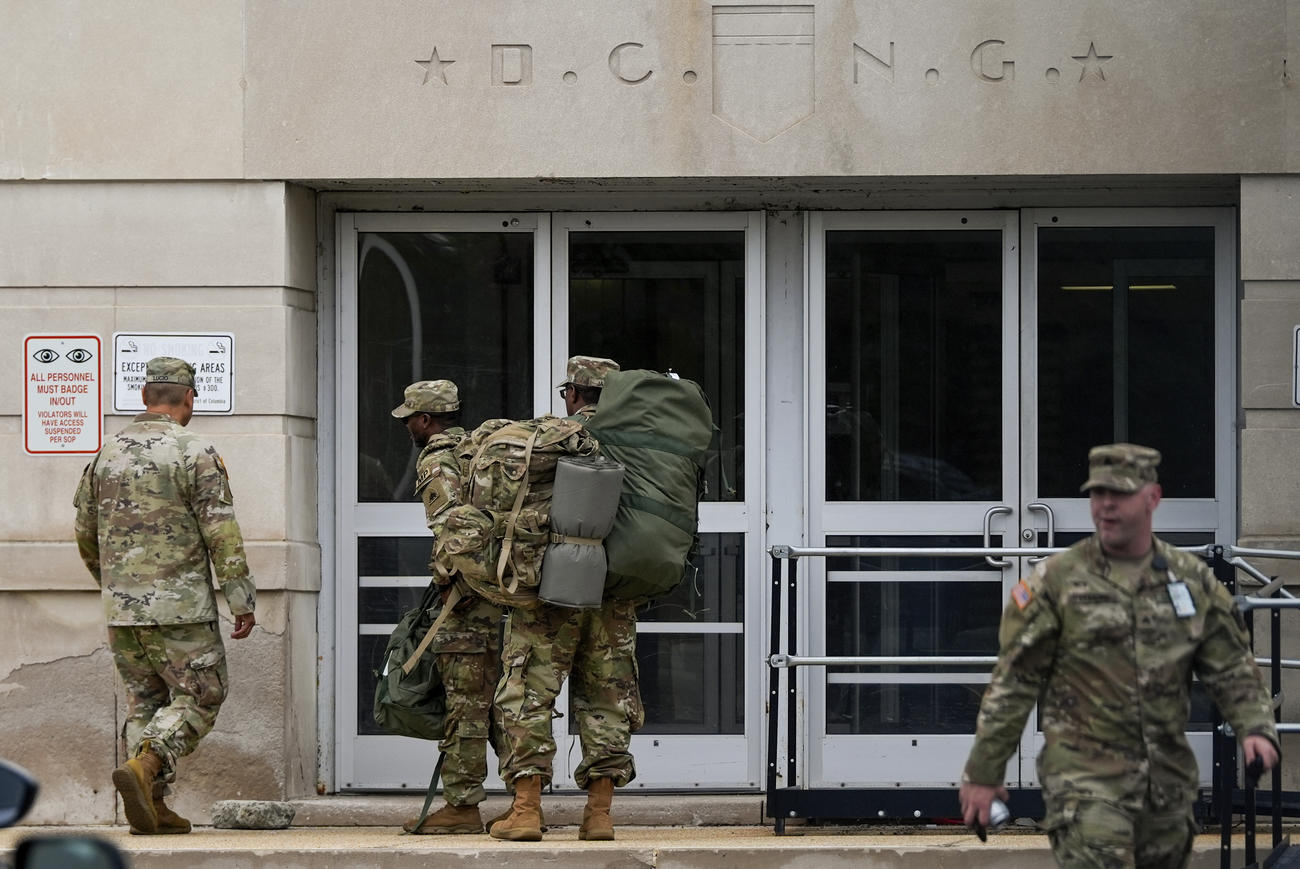 Trump's Washington, DC, Takeover Begins as National Guard Troops Arrive