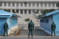 FILE -- The Joint Security Area in Panmunjom is the only place in 155-mile-long and 2 ½ mile-wide Korean Demilitarized Zone where military-level meetings are held between the UN Command and North Korea. (U.S. Army/Cpl. Park Youngho,)