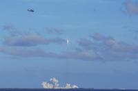 Reserve Citizen Airmen from the 920th Rescue Wing support the successful launch of SpaceX's Falcon 9 Heavy launch February 7, 2018. (Julia Bergeron/Courtesy Photo)