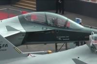 The Farnborough Air Show features a bevy of civilian and aircraft from countries around the world, including Airbus A330, A350 and A400s, the Eurofighter Typhoon, Leonardo jets and copters, and the Saab Gripen E fighter. (Screenhot from Military.com video)