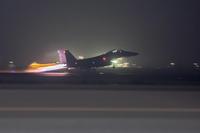 U.S. F-35A Joint Strike Fighters and F-15 Strike Eagles dropped nearly 80,000 pounds in weapons Tuesday on Islamic State targets on Qanus Island in central Iraq (U.S. Air Force)