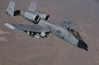 A U.S. A-10 Thunderbolt II conducts a combat air patrol mission over an undisclosed location in Southwest Asia on Sept. 21, 2019. The simple design of the twin-engine A-10 and its ability to loiter and maneuver at low air speeds and altitudes makes it an accurate, effective, and survivable weapons-delivery platform. (U.S. Air Force photo by Master Sgt. Russ Scalf)