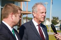 Acting Secretary of the Army Ryan McCarthy and U.S. Senator for Kansas, Jerry Moran toured Fort Riley, Kan. Sept. 5, 2019. (U.S. Army photo/Steven Galimore)