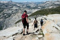 Veterans hike in Yosemite. 