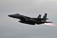 U.S. Air Force F-15C Eagle departs RAF Lakenheath.