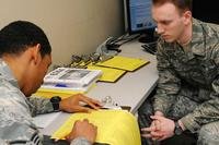 A U.S. Air Force airman gets tax help