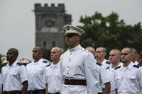 Stationary drill standing at attention