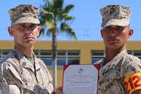 Sergeant major proud of Marine son