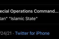 Erroneous tweet US Special Operations Command Central