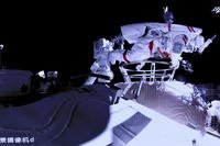 Astronaut Liu Boming steps out of the China's new space station in space on July 4, 2021.