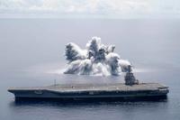 The USS Gerald R. Ford Full Ship Shock Trials.