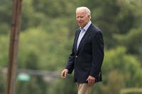 President Joe Biden leaves St. Joseph on the Brandywine Catholic Church