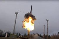 Russia intercontinental ballistic missile lifts off