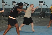 U.S. soldiers undergo martial arts training