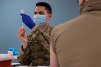 COVID-19 vaccine for an Oklahoma Army National Guard Soldier