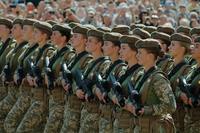 Military parade in honor of the Independence Day of Ukraine