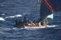 Coast Guard Haitians from bad weather