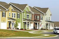 A view of Fort Jackson's on-post housing in South Carolina.