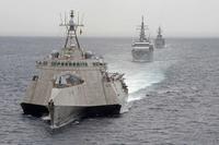 USS Gabrielle Giffords in the South China Sea.