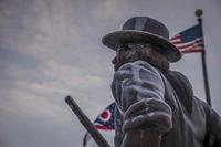 &quot;Minuteman&quot; statue in front of the Ohio Air National Guard Headquarters.