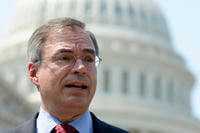 Rep. Andy Harris, R-Md., speaks at a news conference outside the U.S. Capitol in Washington