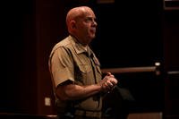 The 38th Commandant of the Marine Corps, Gen. David H. Berger, speaks