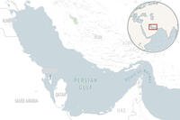 Locator map for the Persian Gulf and its surrounding countries. 