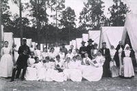 U.S. Army nurses pose for an undated photo during the Spanish-American War.