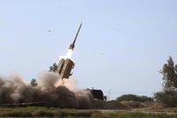 Missile is launched during a military drill in Iran