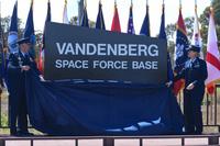 Vandenberg unveils new U.S. Space Force name at a ceremony