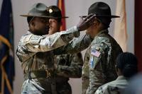 Space Force Sgt. Yugi R. Moore graduates from Army Drill Sergeant Academy