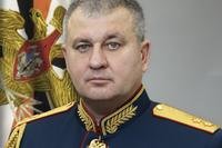 Lt. Gen. Vadim Shamarin, deputy chief of the Russian military general staff, posing