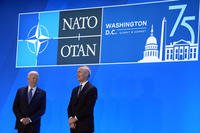 President Joe Biden and NATO Secretary General Jens Stoltenberg