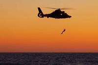 Coast Guard Sector North Bend MH-65 Dolphin helicopter