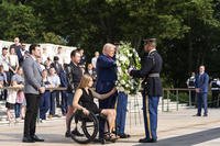 Donald Trump at Arlington National Cemetery