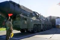 Russian RS-24 Yars strategic ballistic missiles launcher