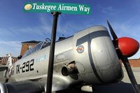 Tuskegee Airmen Way street sign