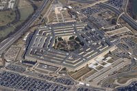 The Pentagon is seen from Air Force One
