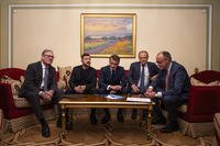 World leaders sit together