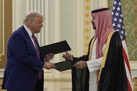 President Donald Trump and Saudi Crown Prince Mohammed bin Salman