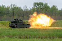 A live fire demonstration of the Army’s M10 Booker