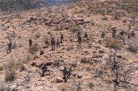 New Mexico National Defense Area sign emplacement mission