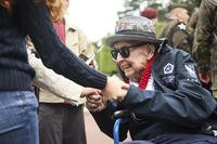 Veteran Jake Larson commemorates the 81st anniversary of the D-Day landings