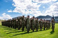 Basic cadet candidates from the Class of 2029 and cadet cadre participate in the annual Swearing-In Ceremony held on Stillman Field at the U.S. Air Force Academy