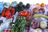 A variety of healthy ingredients were used to prepare the meals for the Healthy Barbecue Cooking Class held outside the Bayview Restaurant aboard Marine Corps Recruit Depot San Diego.